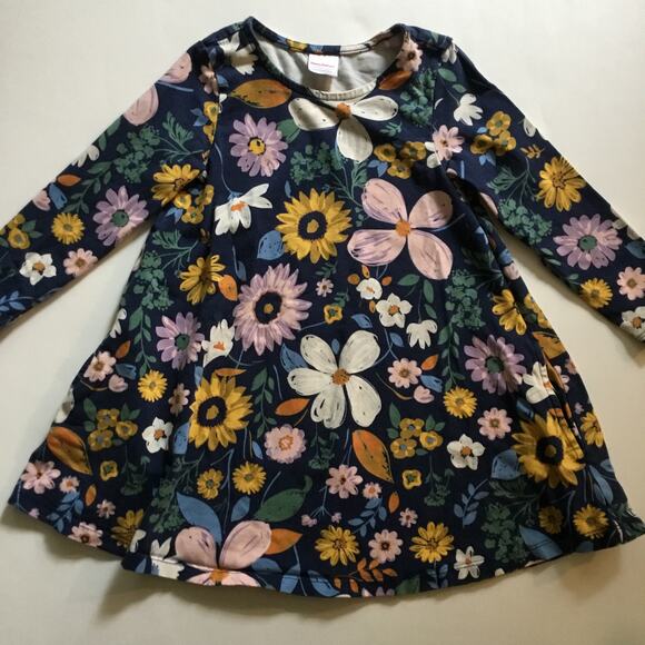 Hanna Andersson floral pocket tunic & legging bundle - Picture 4 of 9